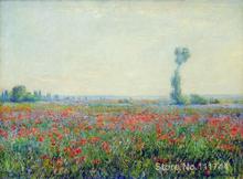 Campo Da Papoila por Claude Monet Reprodução famosa Pintura A Óleo Handmade arte decorativa de Alta qualidade 2024 - compre barato