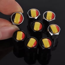 4pcs/set Belgium Universal Car Tyre Air Valve Caps Bicycle Tire Valve Cap Auto Wheel Styling For Opel Mazda Renault Toyota Honda 2024 - buy cheap