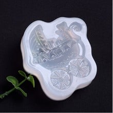 Transparent Silicone Mould Resin Decorative Craft DIY Different sizes Baby stroller shape Type epoxy resin molds for jewelry 2024 - buy cheap