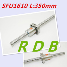 1 pc SFU1610 350mm RM1610 rolled thread ballscrew +1 pc SFU1610 Ball Nut for CNC router  XYZ table cnc parts 2024 - buy cheap