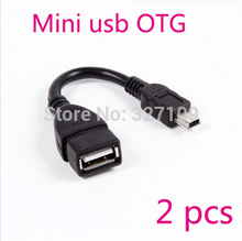 2PCS Mini USB Host OTG Adaptor Adapter Cable For Prestigio Multipad PMP7100D3G DUO 10.1 Tablet PC 2024 - buy cheap