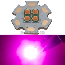 3V / 6V / 12V 4 Chip Epileds 3535 4Chips 4LEDs 4-18W High Power LED Emitter Full Spectrum 380nm - 840nm with 20mm Copper PCB 2024 - buy cheap