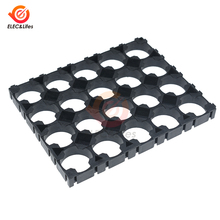 5 pçs plástico preto 18650 suporte de bateria 4x5 célula espaçador irradiando escudo pacote plástico calor baterias de lítio titular 2024 - compre barato