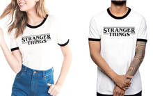 BKLD 2018 Summer New Stranger Things T Shirt Women Cotton Short Sleeve T-Shirt Harajuku O Neck Men Couples Tops Tee Shirt Women 2024 - buy cheap