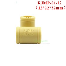 Rodamiento lineal de Polímero Sólido para impresora 3D, RJMP-01-12 de rodamiento de plástico sólido, ID de 12mm, 12x22x32mm, 10 Uds. 2024 - compra barato