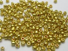 5000 Golden Metallic Glass Seed Beads 2mm (10/0) + Storage Box 2024 - buy cheap