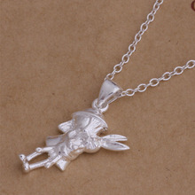 wholesale High quality silver plated Fashion jewelry chains necklace pendant WN-035 2024 - buy cheap
