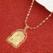 Ожерелье с подвеской Дева Мария, ожерелья, религиозные украшения для женщин и мужчин 2024 - купить недорого