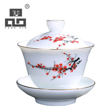 TANGPIN-TETERA de cerámica pintada a mano, gaiwan, taza de porcelana china, juegos de té de kungfú 2024 - compra barato
