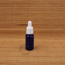 10pcs/Lot 15ml Empty Blue Glass Essential Oil Dropper Bottle 15cc White Dropper Lid Vials Refillable Portable Travel Box 2024 - buy cheap