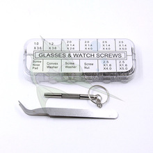 2019 novos relógios óculos minúsculos parafusos peças do relógio parafuso arruela porcas peças para relógios e óculos parafusos peças de reposição 2024 - compre barato