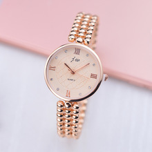 Relógio unissex com pulseira de pérola, relógio de pulso de ouro quartz 2024 - compre barato
