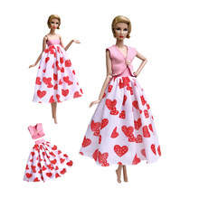 NK Newest Doll Floral Variety Of Dresses Handmade Fashion Design Skirt For Barbie Doll Accessories Girls Gifts 115D 6X 2024 - buy cheap