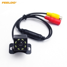 FEELDO 1Set  DC12V Universal Car Rear View Camera With 8-LED Light Auto Reversing Backup Camera #MX5121 2024 - buy cheap