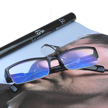 Óculos para leitura presbiopia semi-aro, lentes azul + 1.50 + 2.00 + 2.50 + 3.00 + 3.50 + 4.00 pontos dioptria óculos de leitura 2024 - compre barato