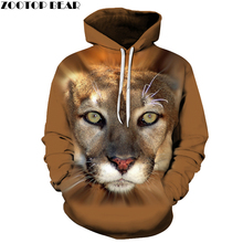 Anime Panther Sweatshirts Men Hoodies Autumn Tracksuits 3D Pullover Animal Hoody Hooded Coat Brand Jacket Drop Ship ZOOTOP BEAR 2024 - buy cheap