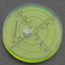 60mm*12mm PMMA Spirit Bubble Degree Mark Surface Level Round For Measuring Tool 2024 - buy cheap