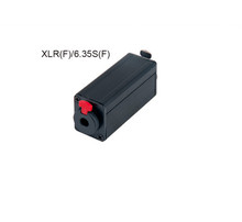 20pcs/ lot XLR female socket toMono 6.35 mm Locking audio Adaptor 2024 - buy cheap