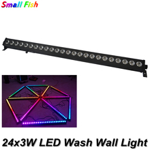 With Horse Race Effect DJ Lighting 24x3W RGB 3IN1 LED Wash Wall Light DMX512 Sound Party DJ Disco Line Bar Wash Stage Light 2024 - buy cheap