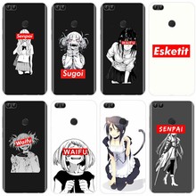 Sugoi Senpai Anime waifu Cover Soft Silicone Phone Case For Huawei P9 P10 P20 PLUS P20 P30 PRO P8 P9 P10 P20 P30 lite P smart 2024 - buy cheap