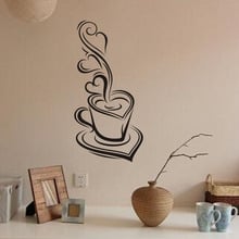 Coffee Removable Decal vinyl Wall Sticker for Living room Bedroom home decoration 2024 - buy cheap