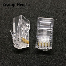 1000Pcs RJ45 Plug 8P8C Cat5E Cat5 Rj-45 Lan Network Crystal Head Adapter Connector 2024 - buy cheap