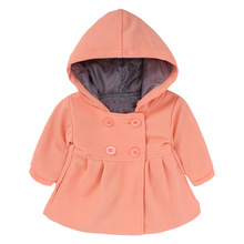 Winter New Arrival Baby Girls Coats Jackets Trench Hooded Outfits Overcoat Children's Outfits Blouses Free Shipping 2024 - buy cheap