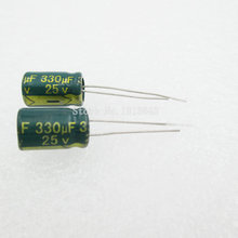 20PCS/LOT 330uF 25V Aluminum electrolytic capacitor 8*12 Electrolytic Capacitor 25v 330uf 2024 - buy cheap