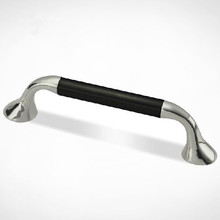 96mm modern simple fashion furniture handles shiny silver kitchen cabinet drawer handle black chrome dresser cupboard door pulls 2024 - buy cheap