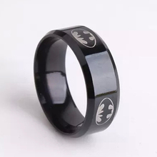 6mm negro Punk anillos anillo de boda anillos de acero inoxidable para hombres mujeres moda fiesta regalo diseño único mejor amigo regalo de la joyería 2024 - compra barato