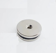 1 шт. 40x5 отверстие 6 мм неодимовый магнит 40*5 отверстие 6 мм Сильный диск Nd-Fe-B неодимовый магнит художественное ремесло соединение 40*5-6 2024 - купить недорого