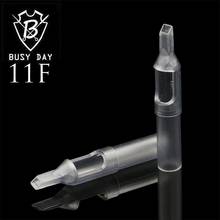 50PCS 11F Sterile Grey Disposable Tattoo Tips Short Plastic Needle Tips For Tatoo Body Art Supply Free Shipping 2024 - buy cheap