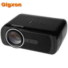 Gigxon-G80 Бесплатная доставка Мини Портативный видеопроекторы домашний кинотеатр LED построить в стерео динамики Поддержка VGA/ USB/SD/HDMI 2024 - купить недорого