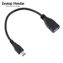 Reversible Design USB 3.1 Type C Male Connector to A Female OTG Data Cable for Macbook 2024 - buy cheap