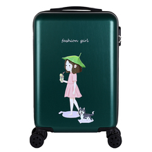 Fashion colorful rolling luggage anime popular trolley case spinner carry on 20/24/28 inch password cute travel suitcase 2024 - buy cheap