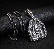 Men's Titanium Steel Pendant Catholic Religious Jewelry 2024 - buy cheap