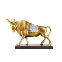 Неоклассическое украшение из смолы в виде животного lucky gold aurus, офисное украшение в европейском и американском стиле 2024 - купить недорого