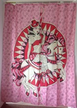 Punk modern girl Shower Curtain Bathroom Waterproof Mildewproof Polyester Fabric With 12 Hooks 180*200cm 2024 - buy cheap