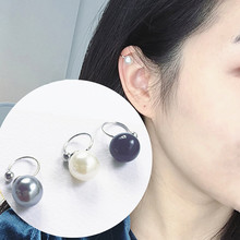 Fashion Korea 3 Colors Imitation Pearl U Shape Clip Ear Cuff Earrings For Women Girls Jewelry No Piercing Earring Wholesale Gift 2024 - buy cheap