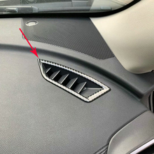 for Subaru Forester SK 2019 Carbon fiber look Front Dashboard Air Vent Outlet Cover Bezel Frame Garnish Molding Surround 2PCS 2024 - buy cheap