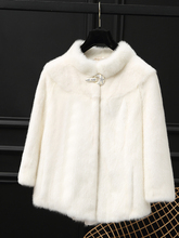 Mink fur coat female 2021 new mink coat female wave pendulum jacket Korean version was thin MD7267 2024 - buy cheap