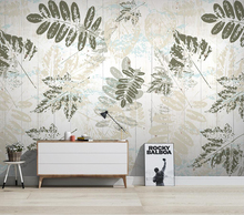 Decorative wallpaper Leaf plant background wall painting 2024 - buy cheap