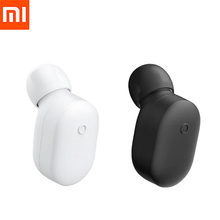 Оригинал Xiaomi мини беспроводные Bluetooth наушники Hifi гарнитура Bluetooth 4,1 Xiomi LYEJ05LM наушники с микрофоном наушники 2024 - купить недорого