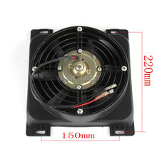 atv accessories parts 12V fan RADIATOR COOLER MOTO go kart karting quad motorcycle pit bike bike 200cc 250cc Water cooled engine 2024 - buy cheap