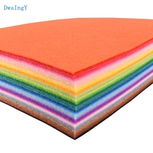 DwaIngY 40Pcs/lot 1mm Thickness Nonwoven Felt Fabric Polyester Cloth of Home Decoration Bundle for Sewing Dolls & Crafts 15x20cm 2024 - buy cheap