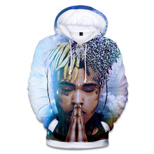 2019 Raper Xxxtentacion 3D Hoodies Impressão Dos Homens/mulheres Moda Hip Hop dos homens Moletom com capuz tomorrowland Roupas moletom com capuz gigante 2024 - compre barato