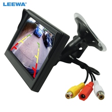 LEEWA 5" 5inch Digital Display Windshield LCD Car Monitor For Reversing Backup Camera DVD VCR #CA4574 2024 - buy cheap