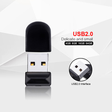 Pen drive usb de alta qualidade super mini mini minúsculo preto 8gb 16gb memória flash usb2.0 vara 32gb 64gb 4g pendrive 2024 - compre barato