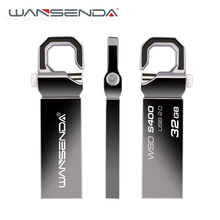 Wansenda металлические USB флеш-накопители 128 Гб 64 ГБ 32 ГБ 16 ГБ 8 ГБ 4 ГБ высокоскоростные флешки USB 2,0 U Флешка флэш-накопитель USB 2024 - купить недорого