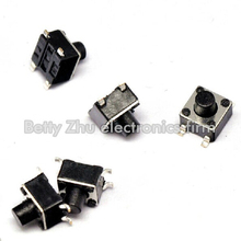 100PCS/LOT 4.5 * 4.5 * 4.3MM SMD Tact Switch 4-pin button switch 2024 - buy cheap